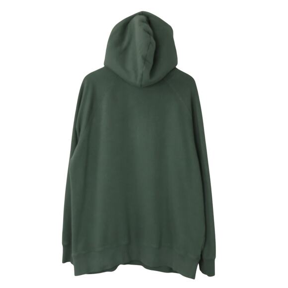 The North Face Half Dome Pullover Hoodie Women's Green Logo Sweatshirt Large - Picture 4 of 8